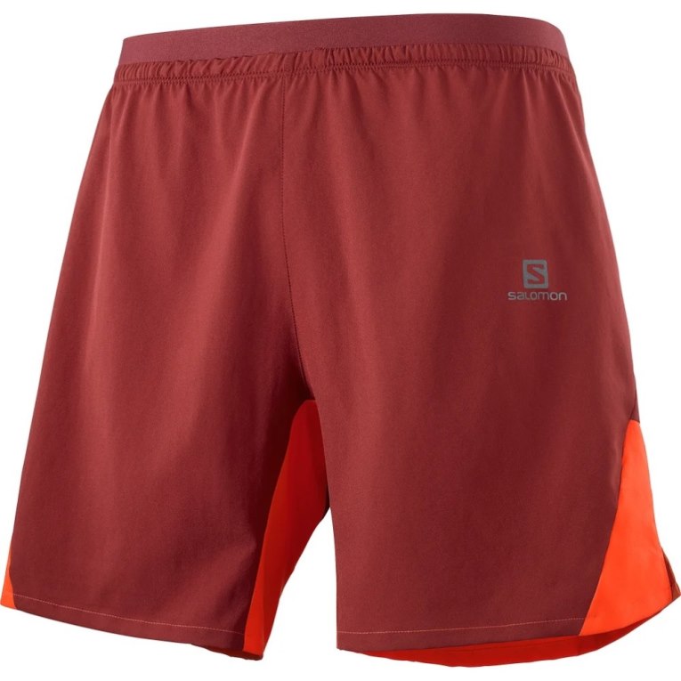 Red Salomon Cross 7'' No Liner Men's Shorts | IE YJ2596